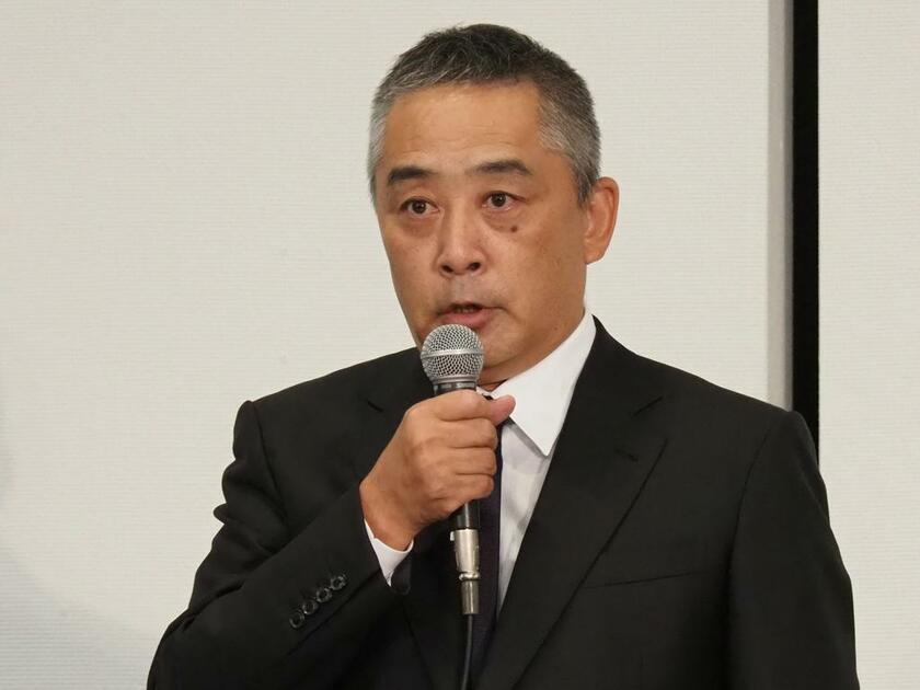 吉本興業の岡本昭彦社長（撮影／西岡千史）