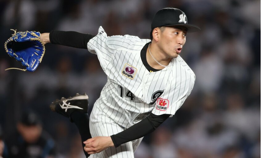 ロッテの先発陣を支える小島和哉