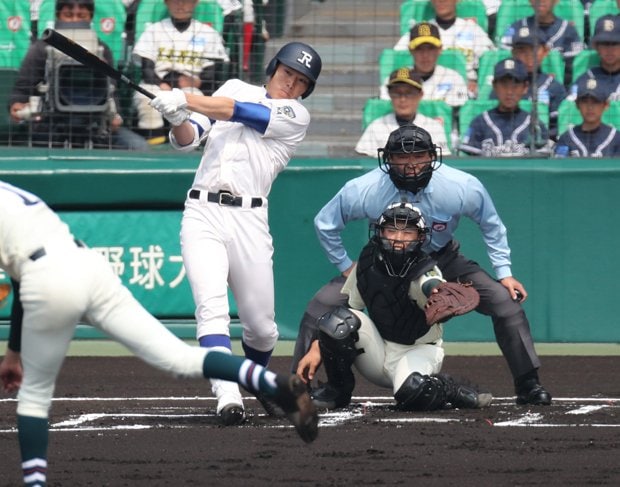 センバツでチームを準優勝に導いてみせた履正社の安田尚憲(c)朝日新聞社