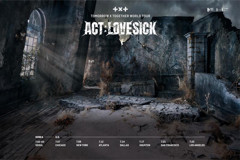 TOMORROW X TOGETHER、初ワールドツアー【ACT : LOVE SICK】開催決定