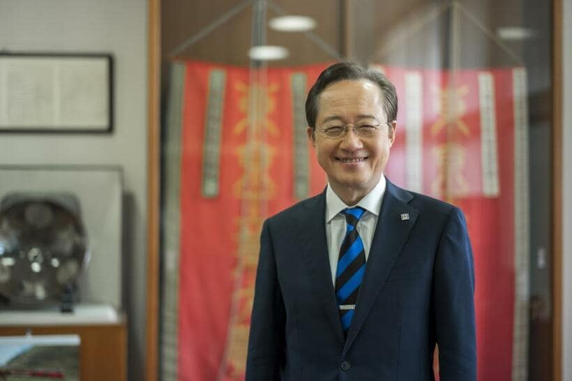 東京工業大・益一哉学長　（大学提供）