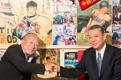 対談の動画は高木豊さんのYouTubeチャンネルで視聴できます(撮影・小原雄輝=写真部)https://www.youtube.com/channel/UCgr5CkgytiVfdnk4C0M42nQ