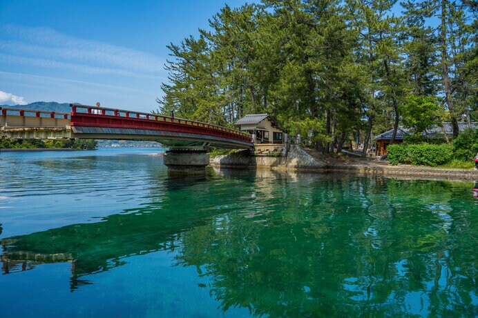 日本三景、新緑の天橋立