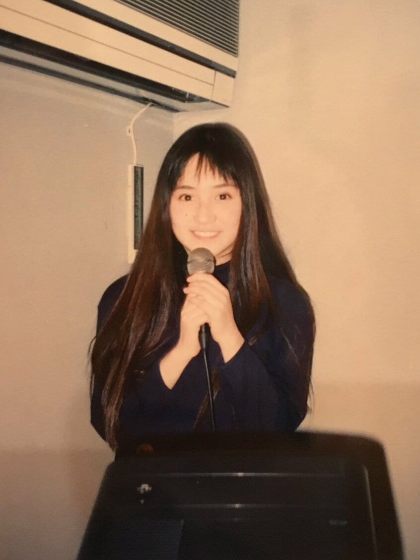 モデル時代。(事務所提供)