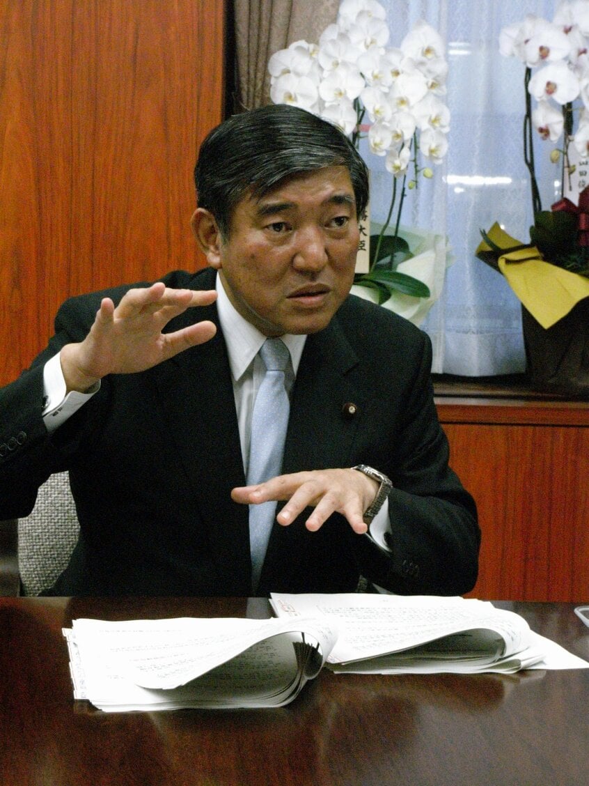 2008年、農水相時代の石破茂氏