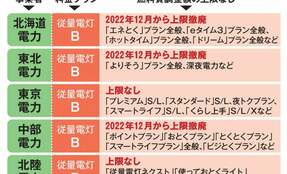 電気代の節約は新電力よりも旧電力　「従量電灯B」など規制料金プランに逃げるのが得策