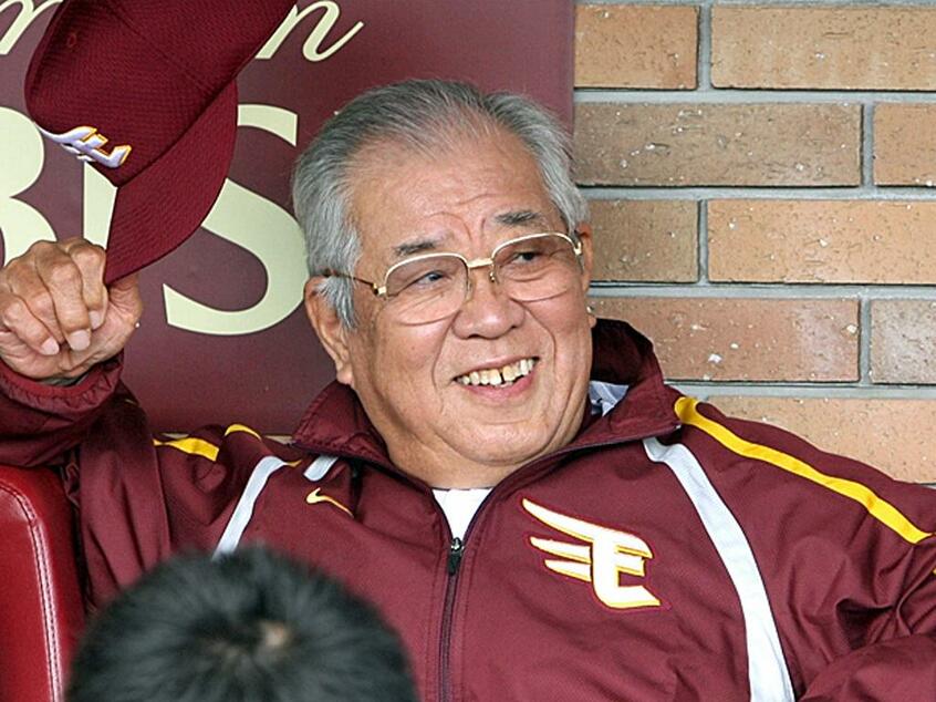 楽天時代の野村克也監督　（ｃ）朝日新聞社