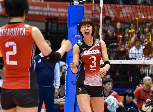 日本はフルセットの末にタイを破り、五輪出場に向け大きな1勝を掴んだ。14日撮影。（写真:Getty Images）