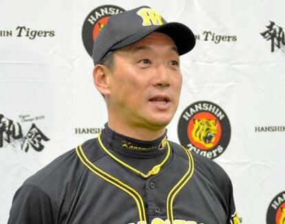 金本知憲元阪神監督 (c)朝日新聞社