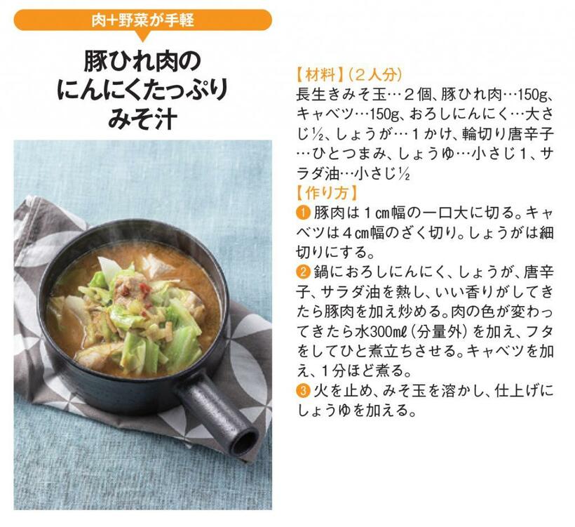 （『医者が考案した「ラクやせみそ汁」』（アスコム）から）