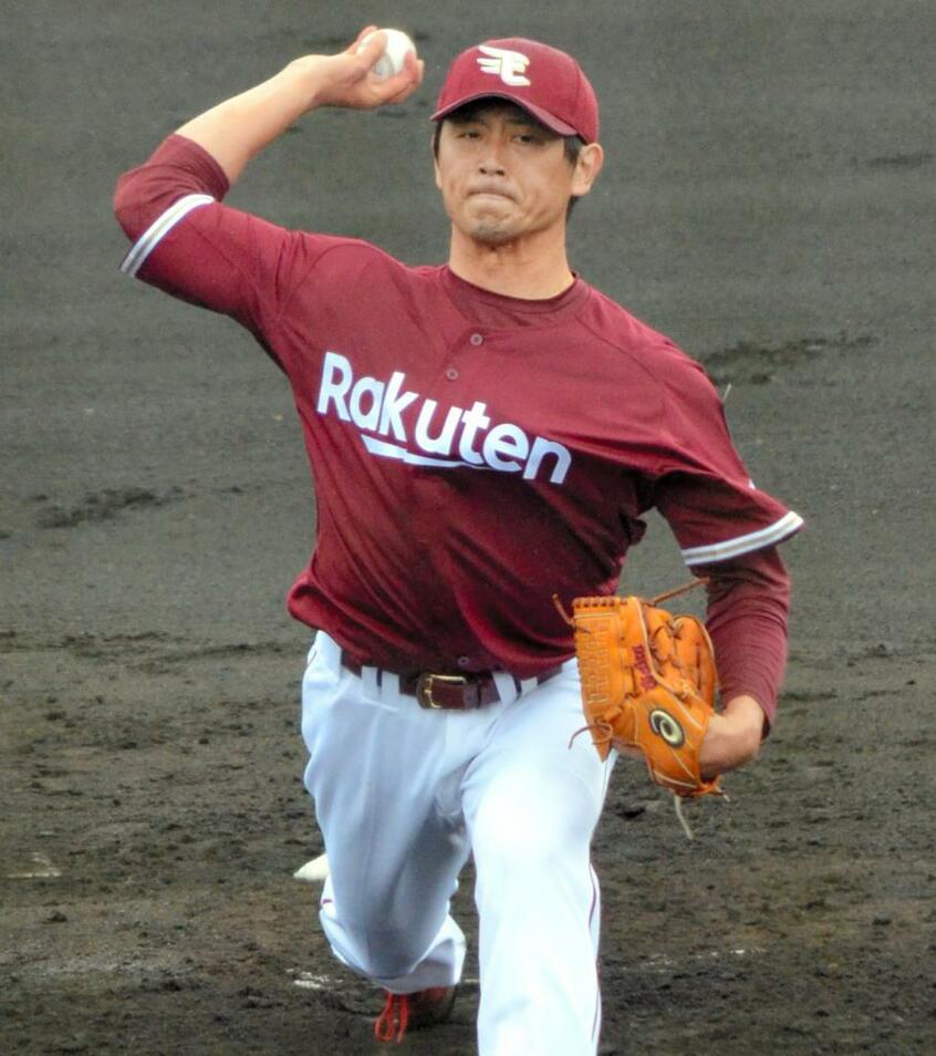 今季から楽天でプレーする涌井秀章 (c)朝日新聞社