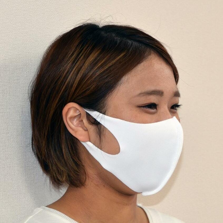 アパレルアイの「洗えマスク」(同社提供)