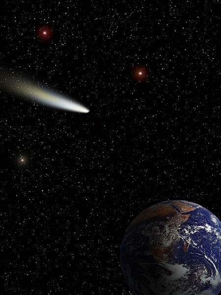 ほうき星ともいわれる彗星（写真はイメージです）