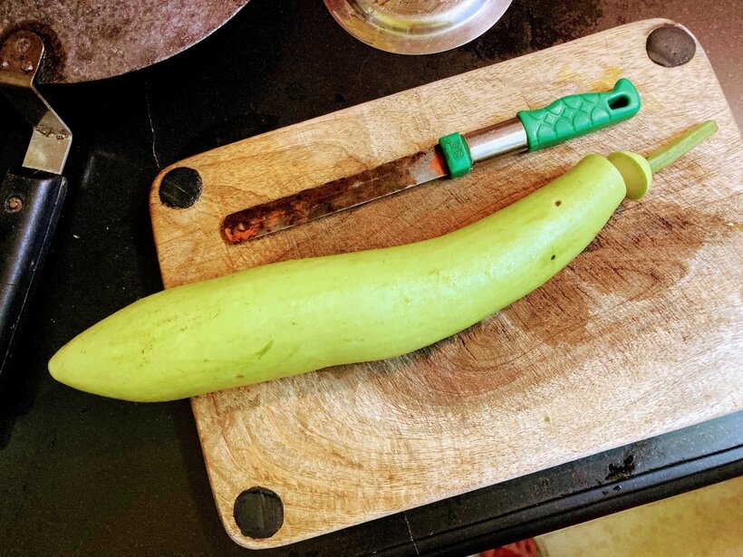 見たことない野菜を買ってきては、ホームステイ先の女主人に料理方法を教わる日々　（写真/本人提供）