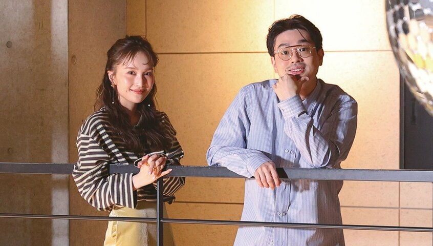 百田夏菜子さん(左)、ハマ・オカモトさん(撮影:写真映像部・松永卓也)