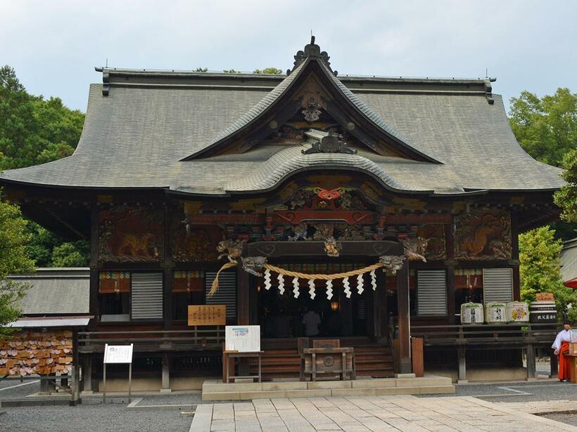 創建は知知夫彦命が祖神を祀ったことに始まるとされている秩父神社(C)朝日新聞社