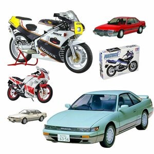 超懐かしい〜♪80年代レーサーレプリカ＆デートカー。本物は高いからプラモで手に入れよう