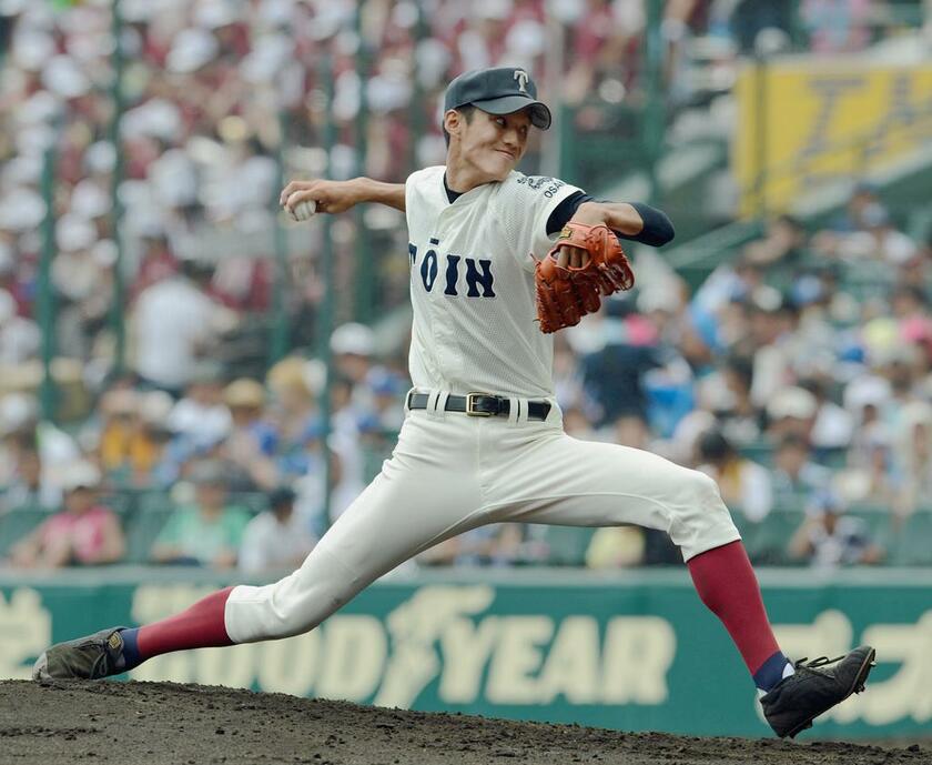 大阪桐蔭の甲子園春夏連覇に貢献した藤浪晋太郎　（ｃ）朝日新聞社