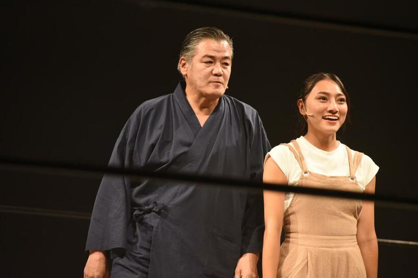 アクトレスガールズの舞台「カウント２・９」に出演した大和さん。都内新木場・ファーストリングにて、22年9月18日撮影