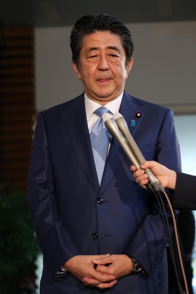 「桜を見る会」で追及される安倍首相（C）朝日新聞社
