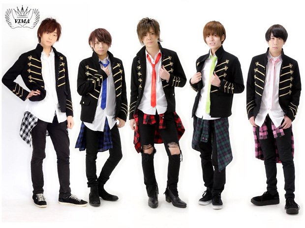 ＶＩＭＡのメンバー。左から、たいぎ、ゆうた、 橘和希、山野誓也、こうすけ（ｃ）ＶＩＭＡ