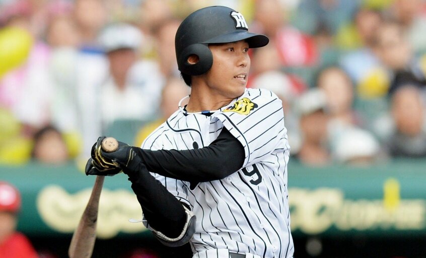 阪神時代の高山俊（日刊スポーツ）