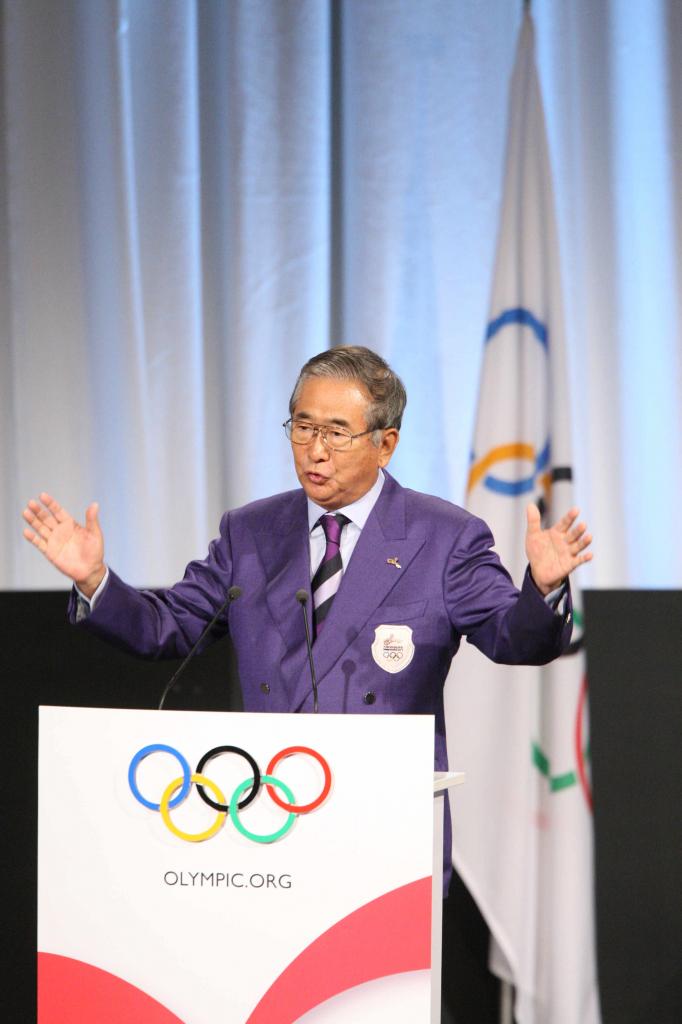 ２００９年コペンハーゲンのＩＯＣ総会で2016年五輪招致を訴えた石原都知事
