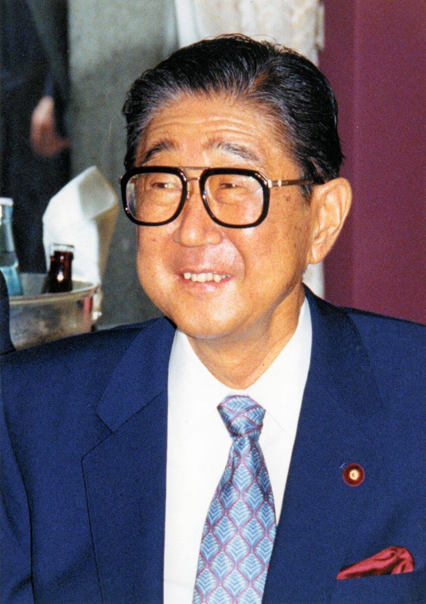 安倍晋三元首相の父・安倍晋太郎氏