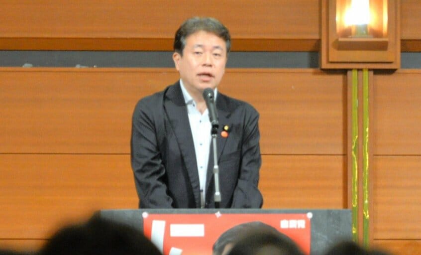 7月8日、和歌山市内の応援演説で失言した鶴保氏