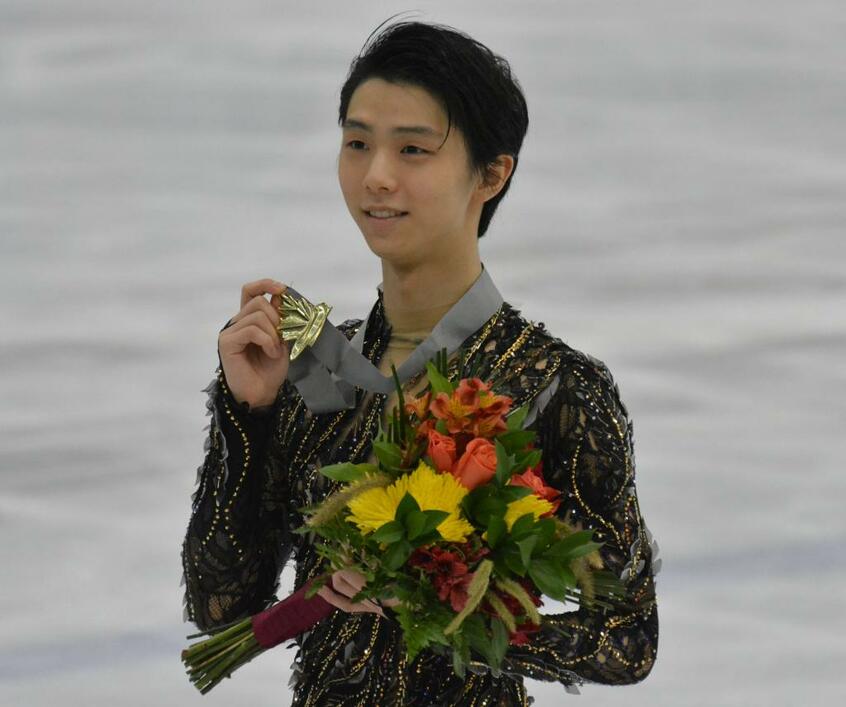 羽生結弦 (c)朝日新聞社