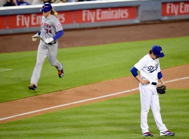 相手投手に2打席連続弾を浴びた前田健太。（写真:Getty Images）