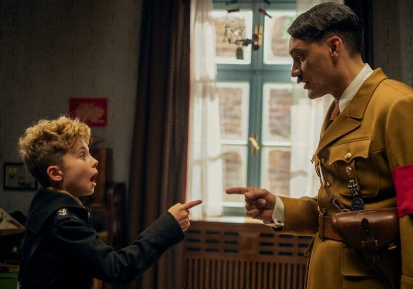 「ジョジョ・ラビット」／第２次世界大戦下のドイツ。１０歳の少年ジョジョは次第にユダヤ人少女に惹かれていく。１月１７日から全国公開　（ｃ）２０１９　Ｔｗｅｎｔｉｅｔｈ　Ｃｅｎｔｕｒｙ　Ｆｏｘ　Ｆｉｌｍ　Ｃｏｒｐｏｒａｔｉｏｎ　＆ＴＳＧ　Ｅｎｔｅｒｔａｉｎｍｅｎｔ　Ｆｉｎａｎｃｅ　ＬＬＣ