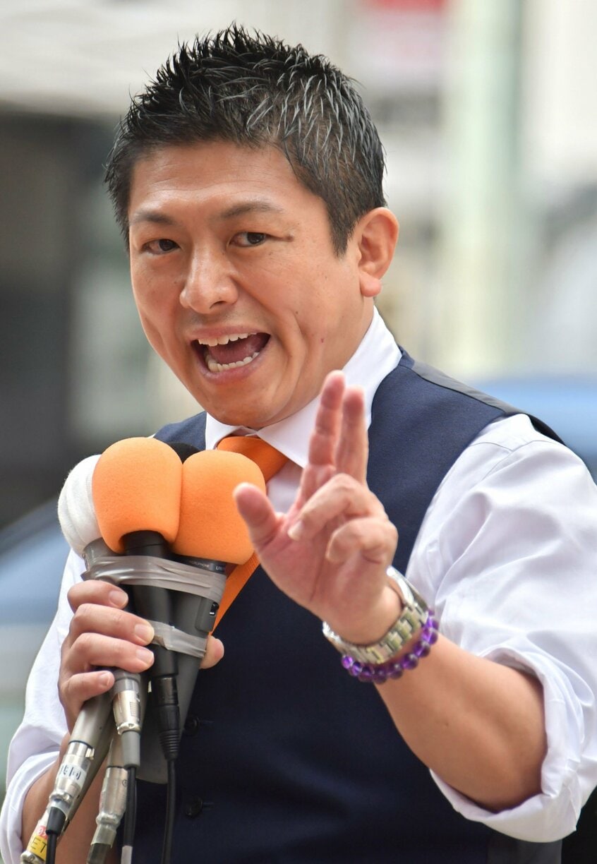 参政党代表の神谷宗幣氏(写真:アフロ)