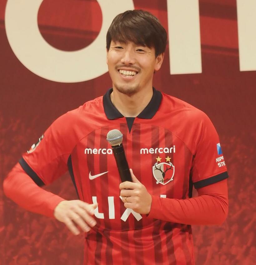 5年ぶりに鹿島に復帰した昌子源