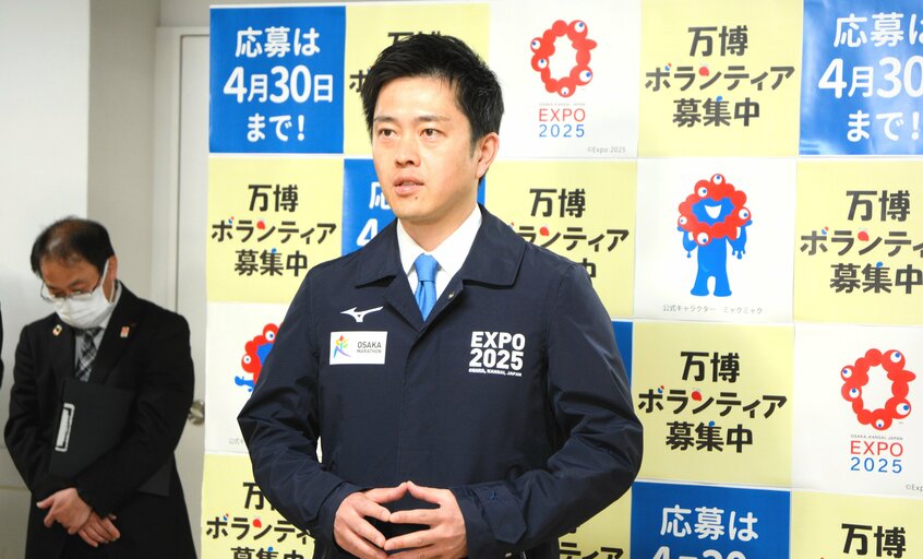 開幕まで1年を切り、大阪府の吉村知事はPRに力を入れるが…