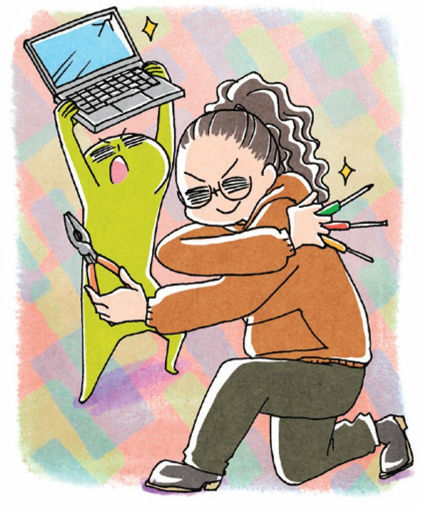 立ち上る目に見えぬグルーヴ（イラスト：サヲリブラウン）