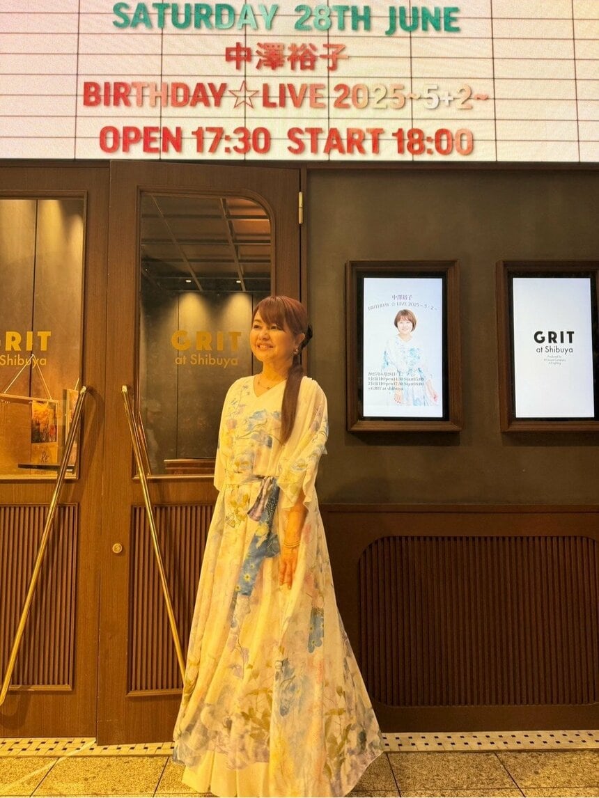 バースデー記念のソロライブが開催されました。「本当に楽しかったです！」 中澤裕子 official Instagram（@yuko_nakazawa_)より
