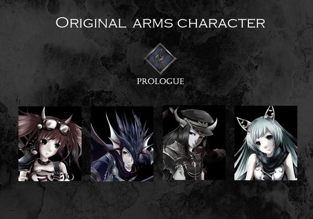 武器のイメージからつくり出されたオリジナルキャラクターたち（匠工芸提供）