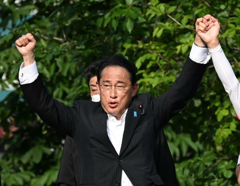 北海道の自民候補の応援に駆けつけた岸田首相