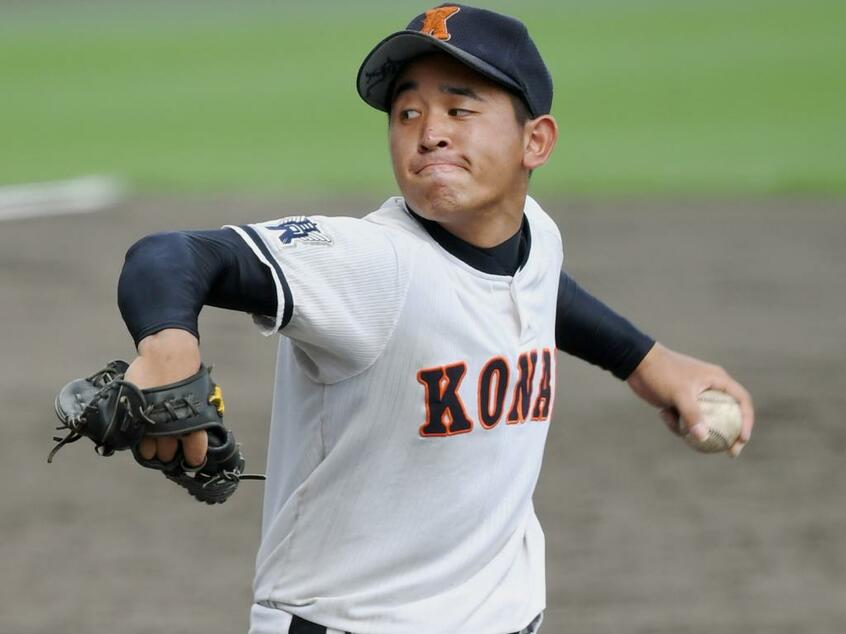 Ｕ－１８でも活躍した興南の宮城大弥　（Ｃ）朝日新聞社