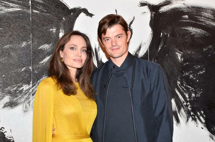 「マレフィセント2」に出演するアンジェリーナ・ジョリー(左)とサム・ライリー(撮影/写真部・掛祥葉子)