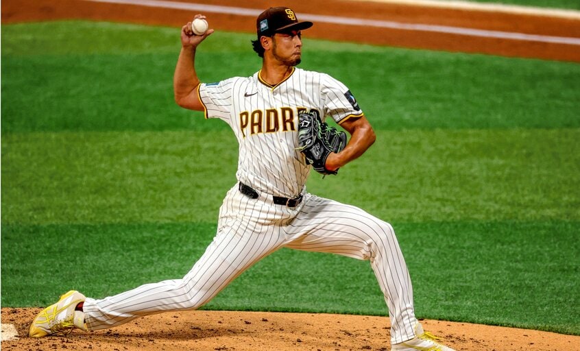メジャー通算2000奪三振を達成したパドレスのダルビッシュ