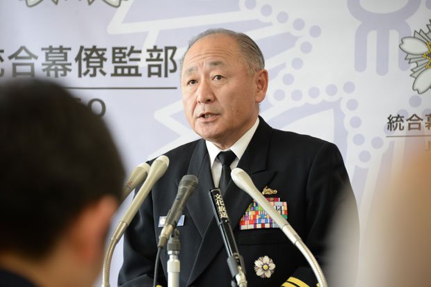 自衛隊トップの河野克俊統合幕僚長　（ｃ）朝日新聞社