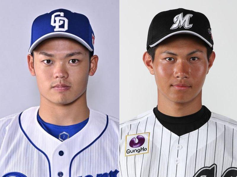 第100回夏の甲子園では優勝した大阪桐蔭の主力として活躍した中日・根尾昂（左）とロッテ・藤原恭大（右）（写真提供・中日ドラゴンズ／千葉ロッテマリーンズ）