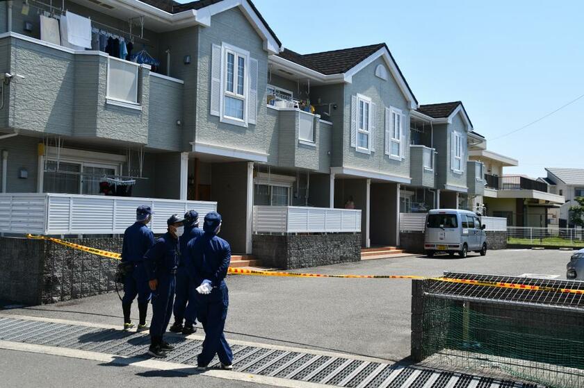 16歳の少女Ｂさんが変死した和歌山市内の集合住宅（C)朝日新聞社