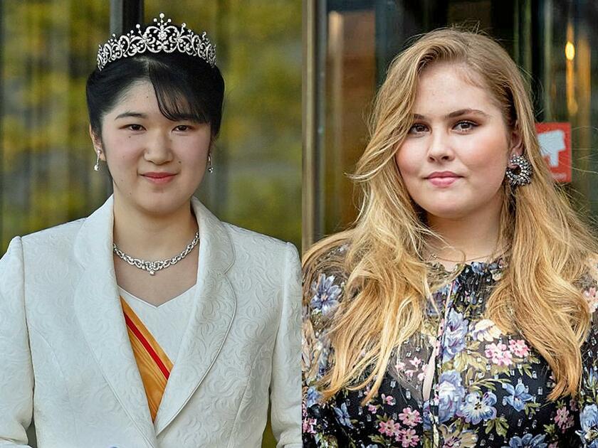 愛子さまとカタリーナ・アマリア王女（GettyImages）