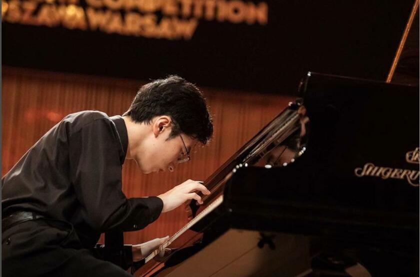 ショパン国際ピアノコンクールでは真摯な演奏で聴衆を魅了した（(c) International Chopin Piano Competition）