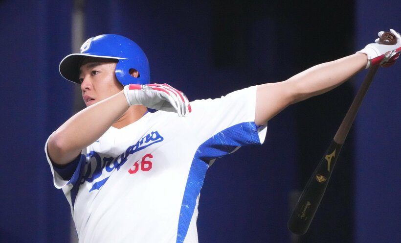 中日・鵜飼（日刊スポーツ）