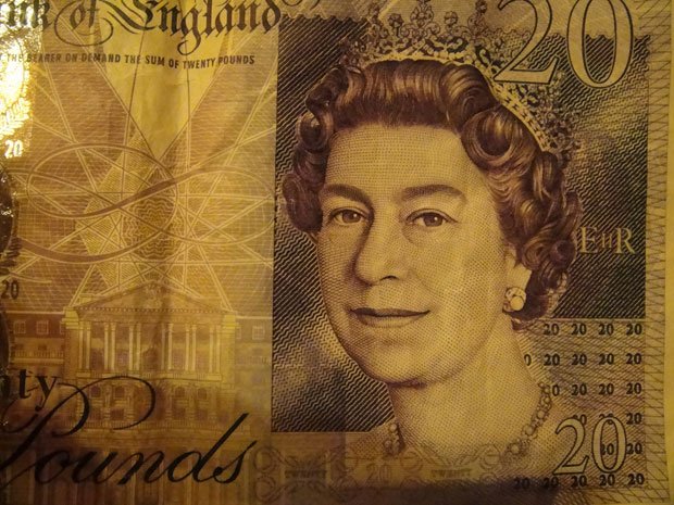 イギリスのポンド紙幣