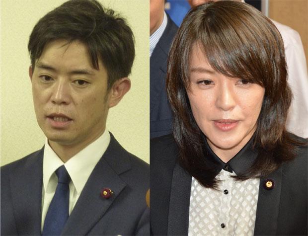 今井絵理子参院議員（右）と橋本健被告　（ｃ）朝日新聞社